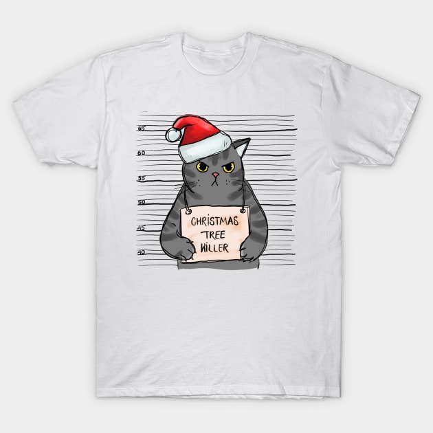 Christmas Tree Killer T-Shirt by TeesByKimchi